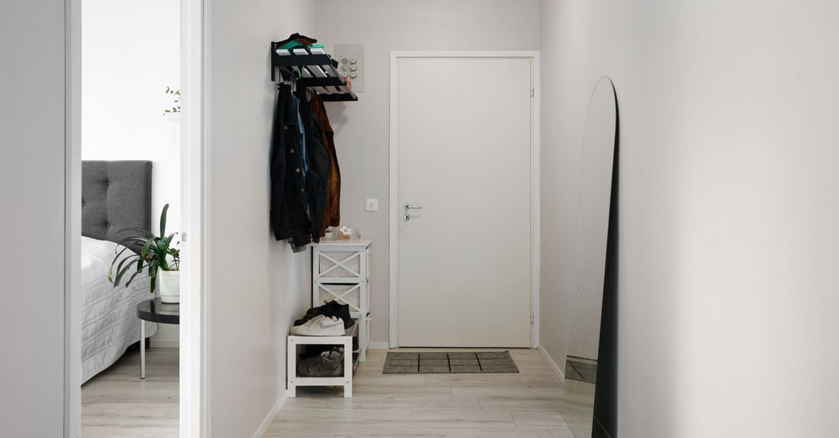 Une petite entrée bien pensée range tout sans jamais bloquer le passage